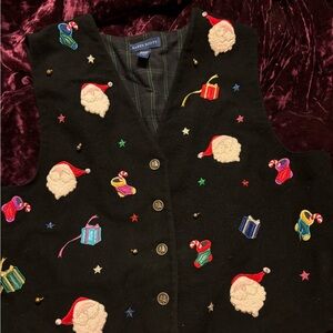 Christmas vest size Large NWOT